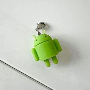 Bright green alien HCT droid charm